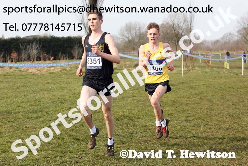 Mens under-17s 2016 Inter Counties Cross Country Champs. and Cross Challenge Final, Cofton Park, Birmingham. Photo: David T. Hewitson/Sports for All Pics